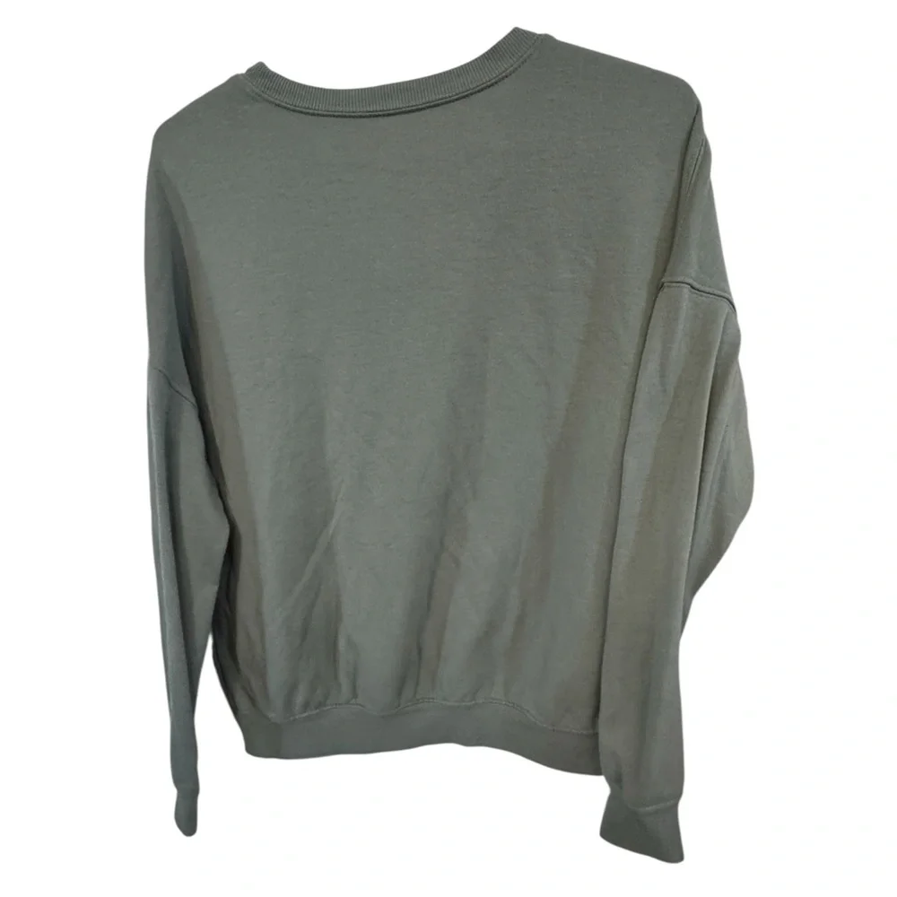 Zoe + Liv Green Crewneck Sweatshirt Note To Self You Are Doing Great Women’s M - Picture 3 of 4